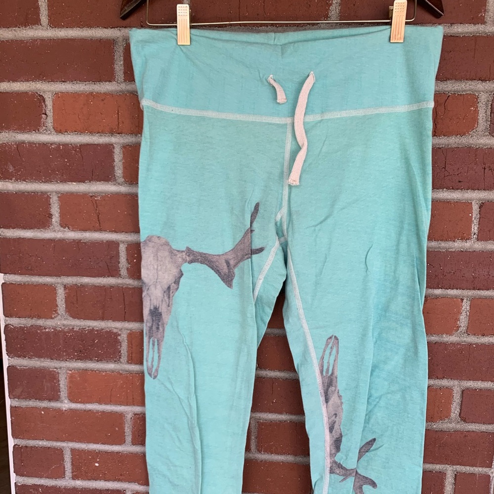 Teeki deer medicine teal yoga pant